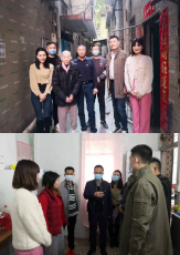 evo视讯生物前往永和新庄社区探望困难群众